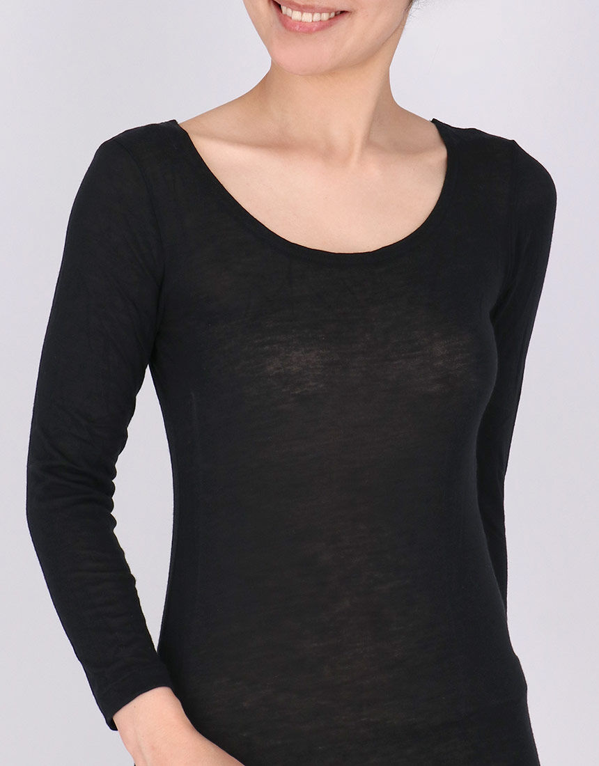 ワコール 【カシミヤ混】贅沢ニット トップス（8分袖） CLD367