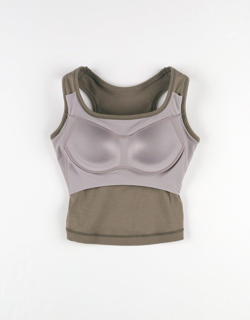【かな】新品RHC別注OUR WACOAL カップイン タンクトップ OUR WACOAL カップインクロップドタンクトップ アウター