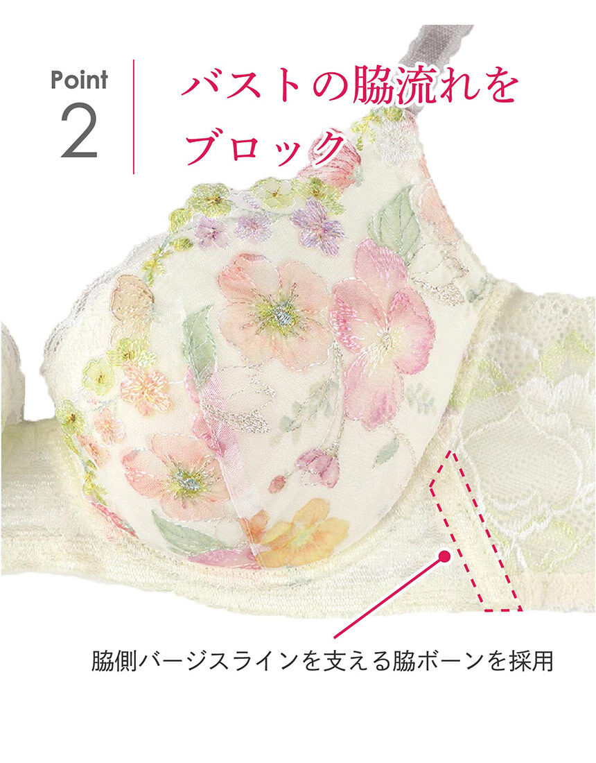 ウイング 背中の段差が気になる方へ【脇高】胸ふっくら＆脇すっきり