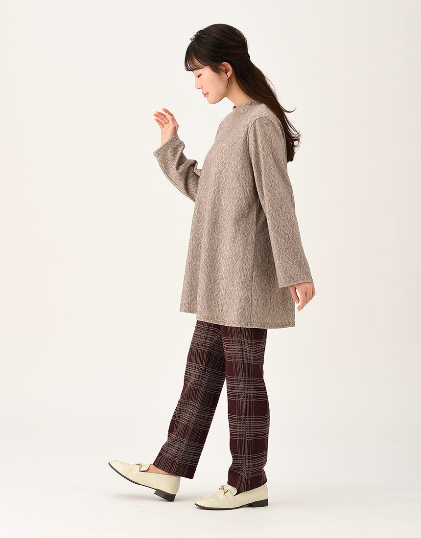 ワコール_カルソン 【ウール混・あったか尾州産素材】ストレート