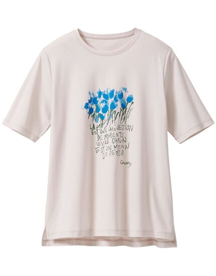 ペイントフラワーＴシャツ, , main