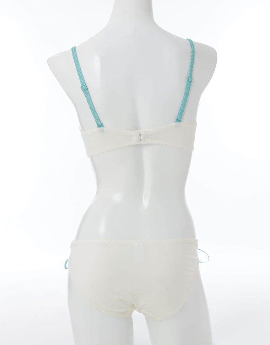 Lingè Noël ランジェノエル レザンリュバン ブラ＆ショーツセット