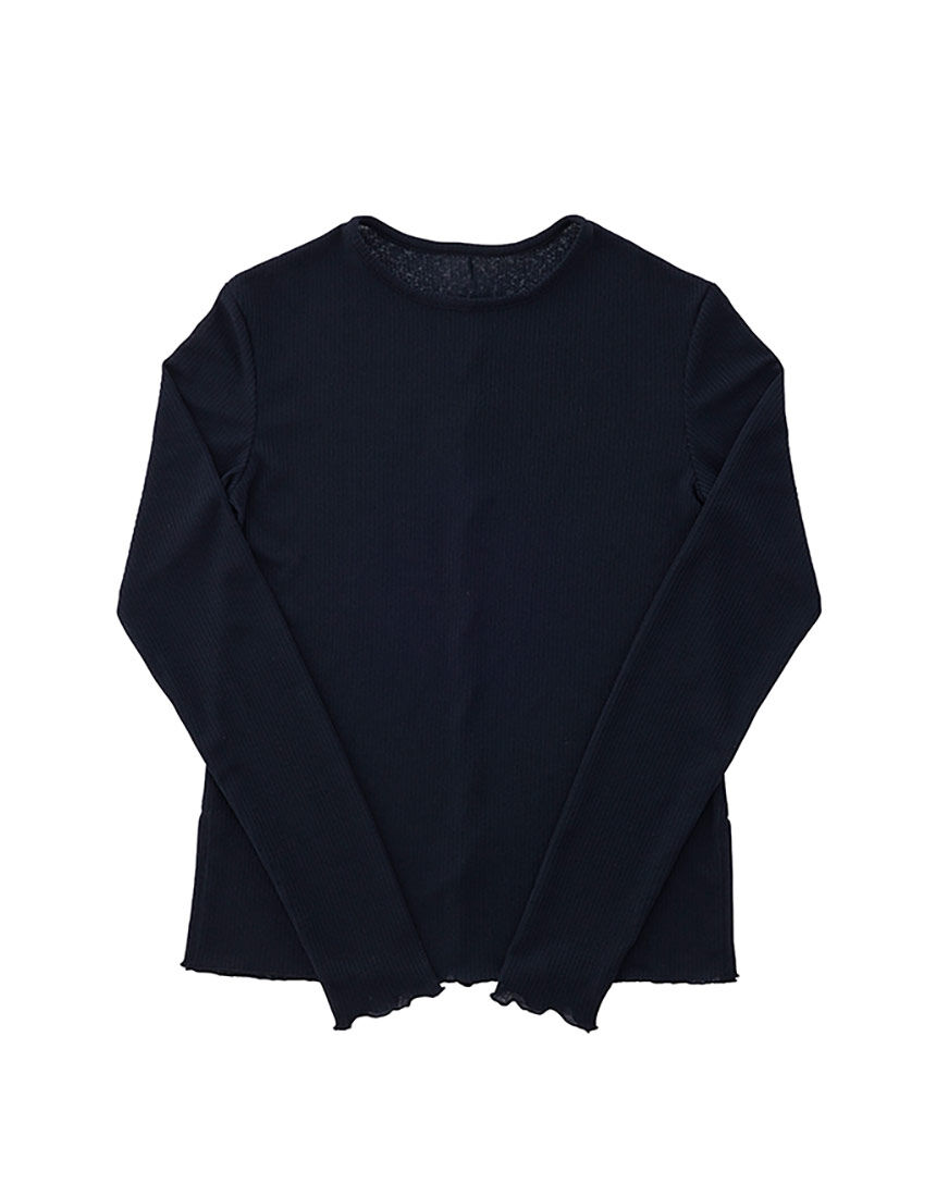 OUR WACOAL カップインバックオープンリブTシャツ JCX538 M OUR WACOAL カップインバックオープンリブTシャツ