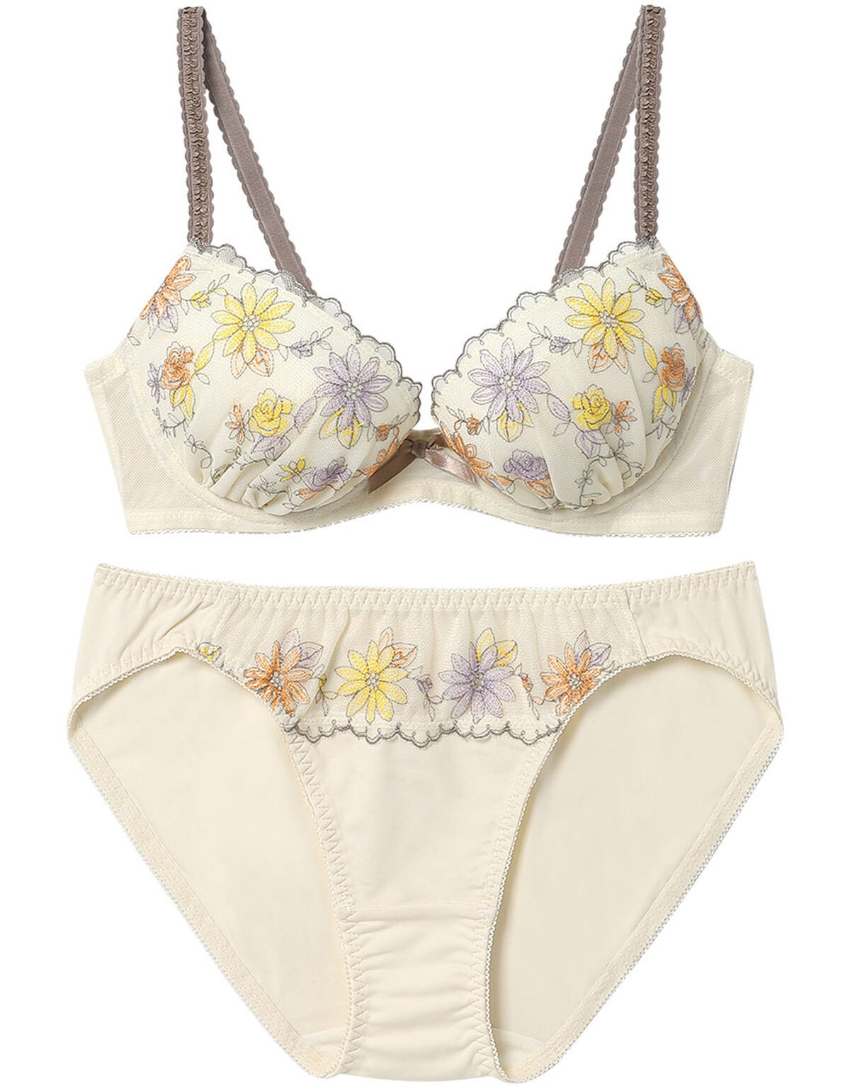リズシャルメル ◇ ブラ＆ショーツ White Set（リズシャルメル ◇ ブラ