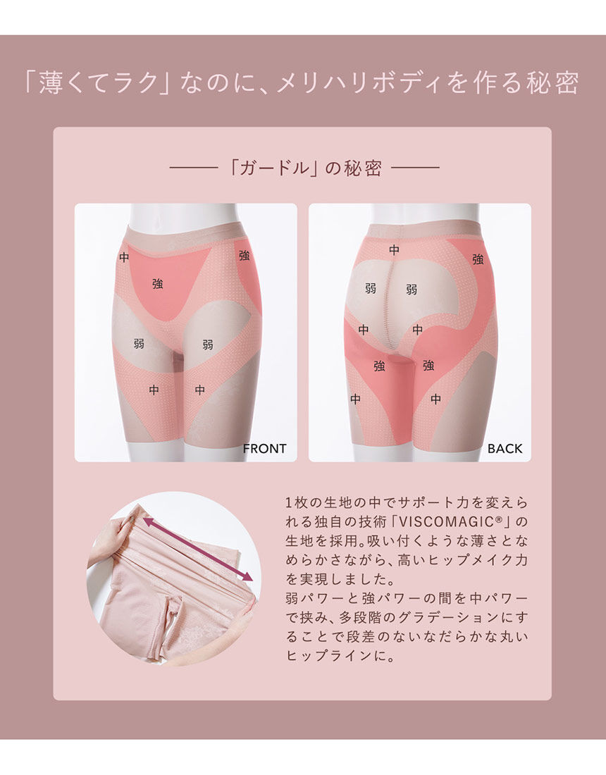 PEACH JOHN 【着るだけでメリハリ！1枚でヒップ・太もも・お腹