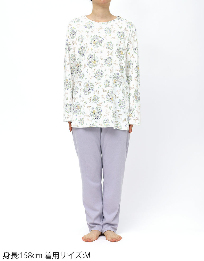 ワコール_リラックス＆スリープ 【綿100％】あったか パジャマ