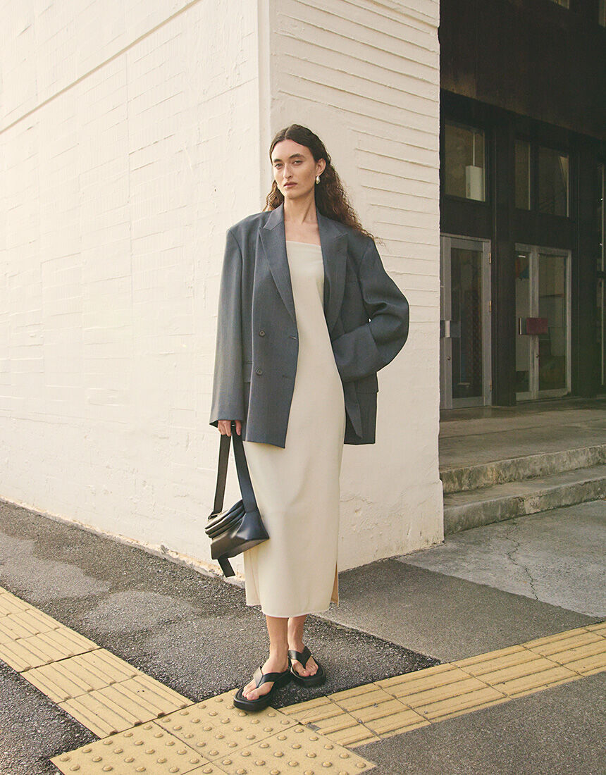 【♡iokak♡様】美品 S カップ付きチュールコンビカットキャミワンピース OUR WACOAL カップインキャミワンピース ワンピース（カップ