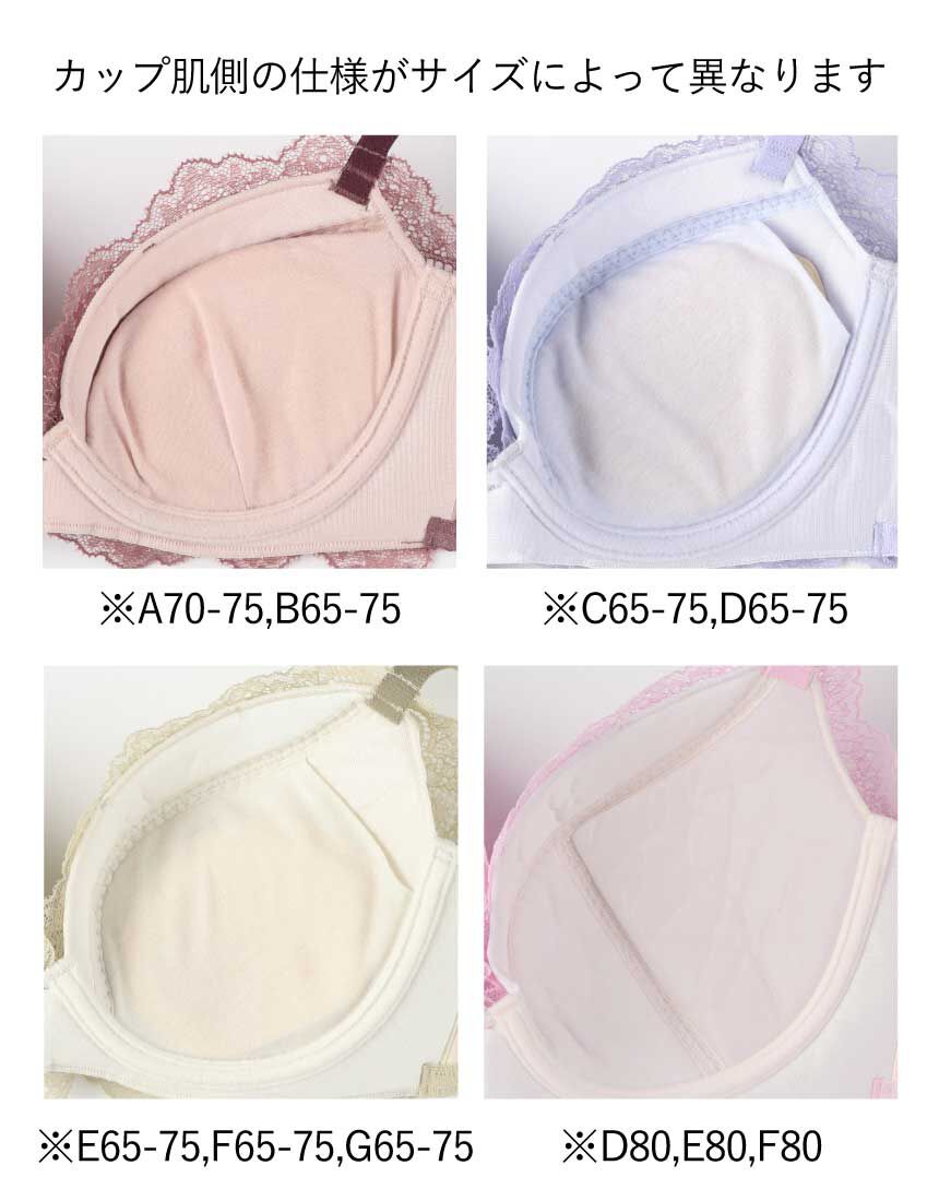 アンフィ 4つのサイズ別設計から生まれたあなたのためのブラ