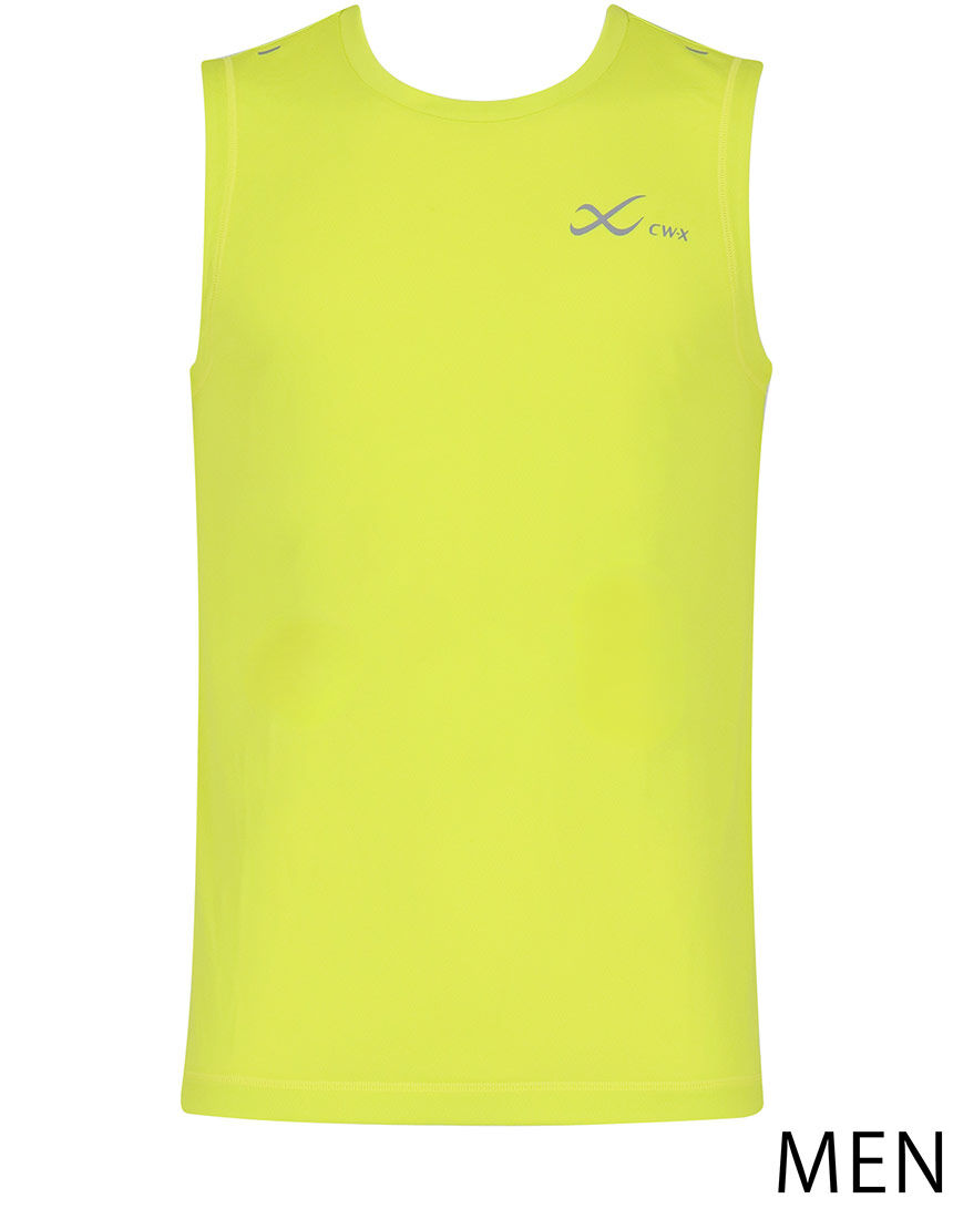 CW－X メンズ｜ランニングシャツ｜【環境配慮】 アウター トップス