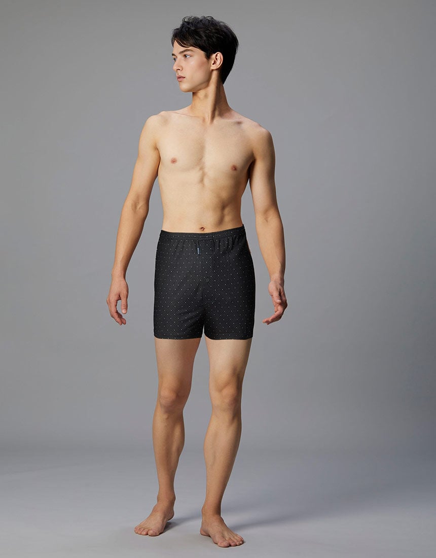 ブロス バイ ワコールメン 【ドット柄】なめらかな肌ざわり☆光沢の