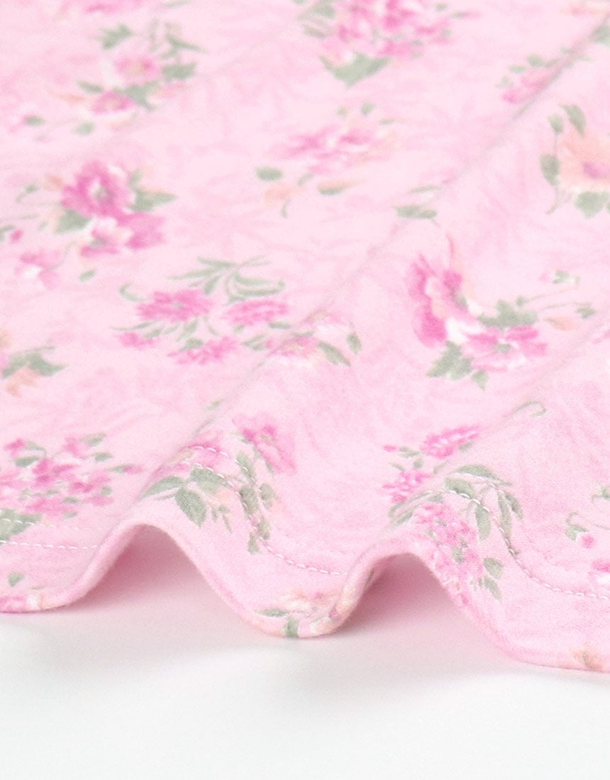 ウイング／スリープ 【綿100％】レトロミニブーケ柄 パジャマ