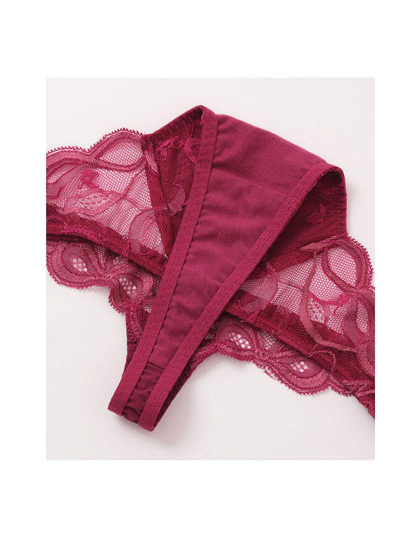 PEACH JOHN ナイスバディソングリボンレース ソング PPJ389｜ワコール