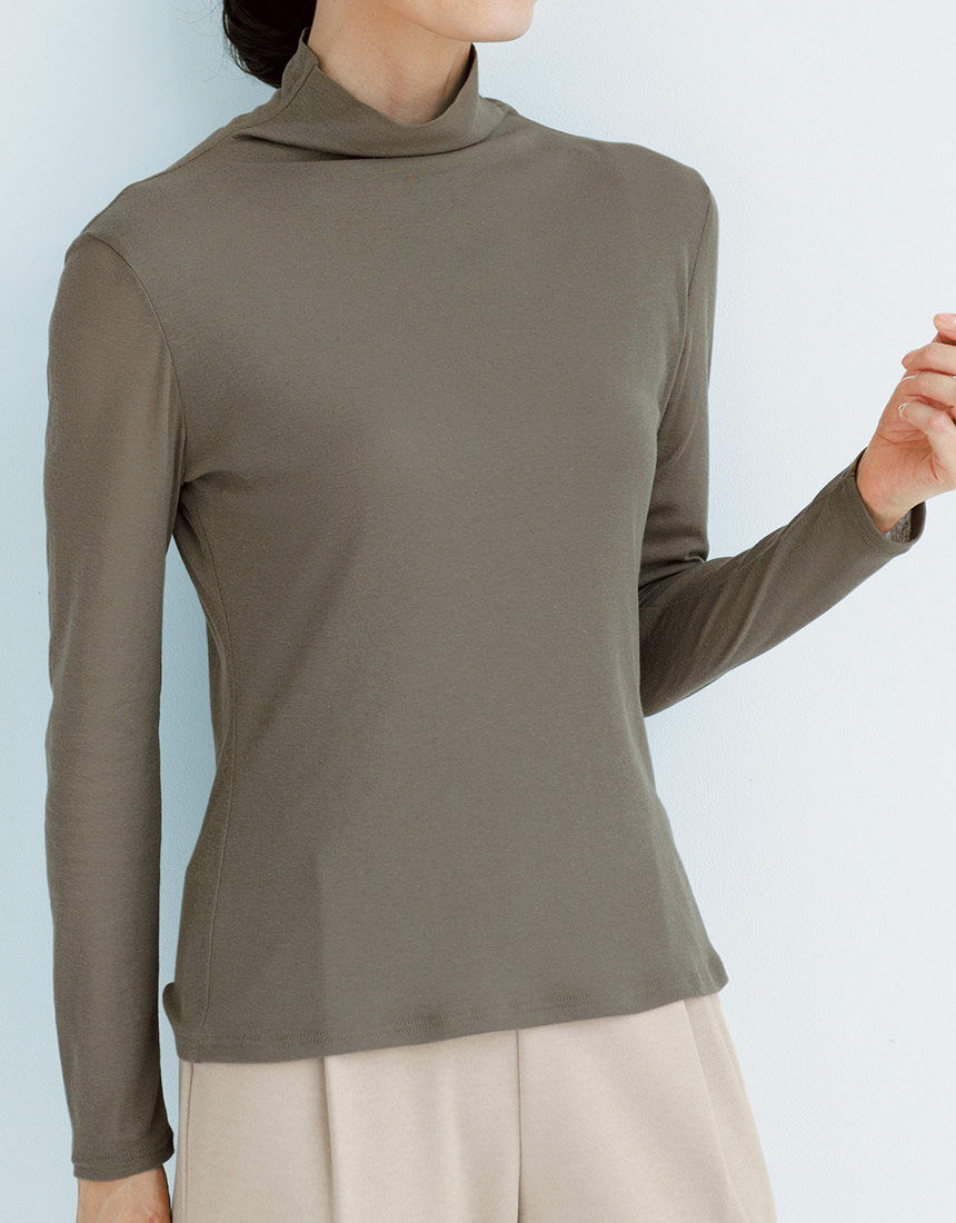 ワコール／ラブボディ 【綿100％】 強撚ガーゼトップス QKH011