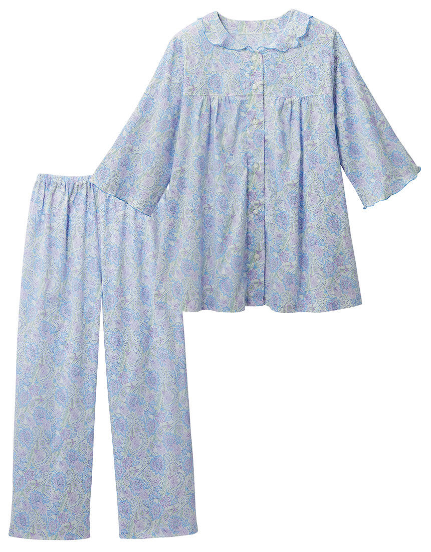 【高島ちぢみ】 高島楊柳のふんわりパジャマ