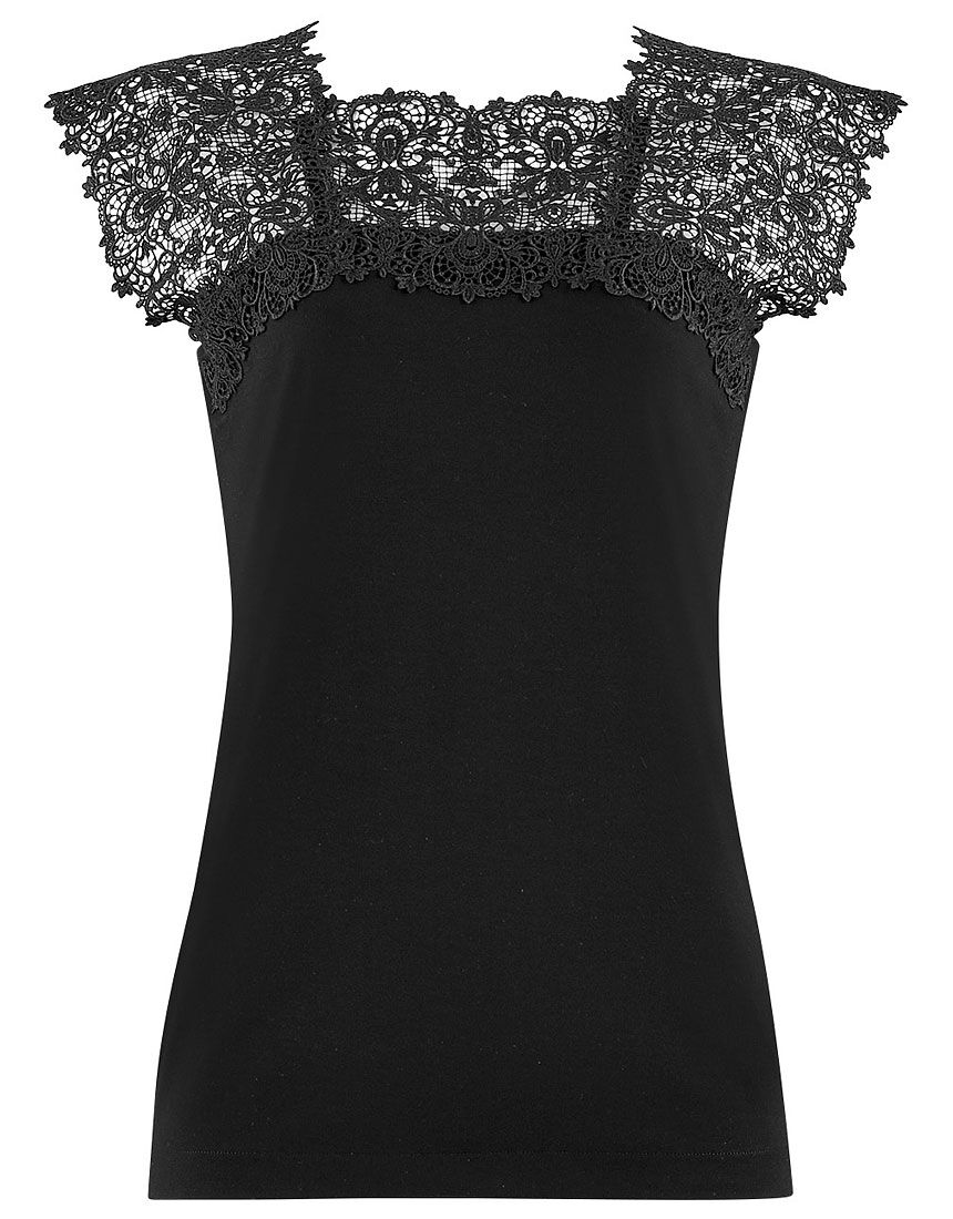 未使用に近い STUDIO FIVE レース キャミソール ワコール ブラック ワコールサイズオーダー／My Size Collection Wフロントキャミソール