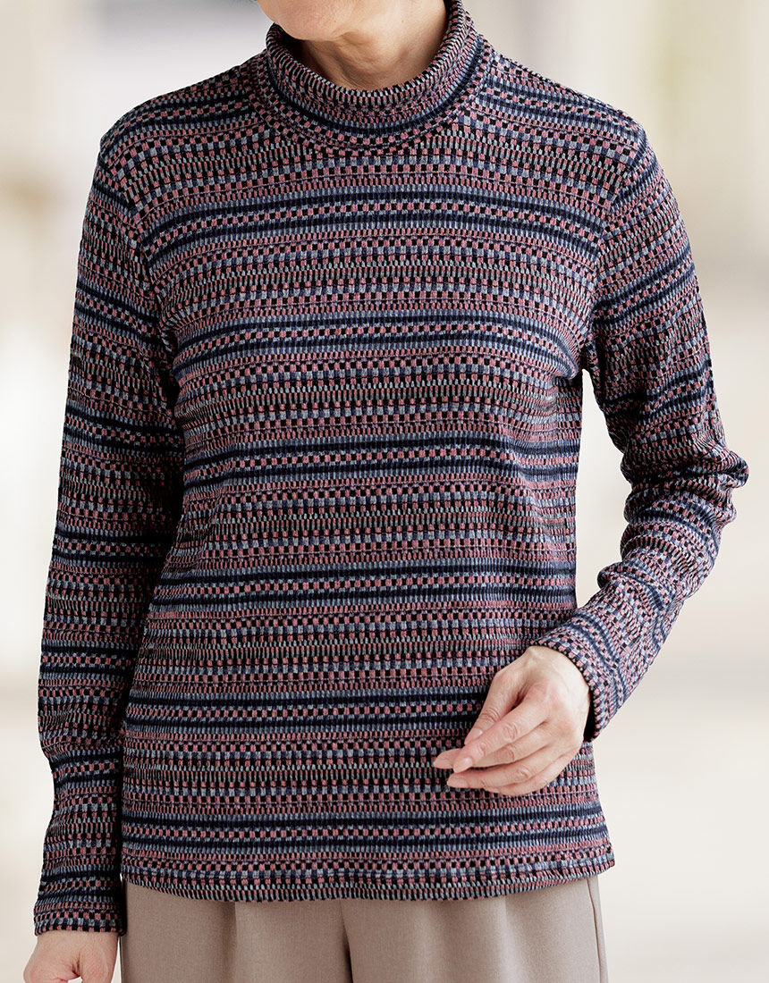 あったかジャカードトップス あったかジャカードトップス