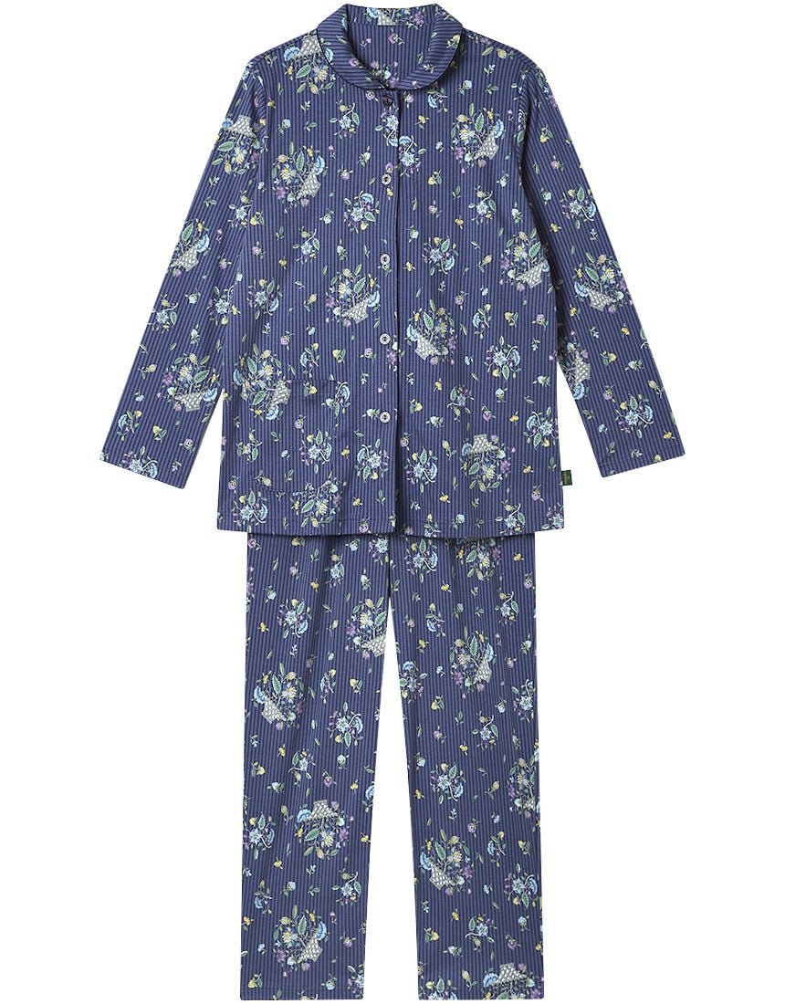 ワコール_リラックス＆スリープ 【綿100％】サテンパジャマ