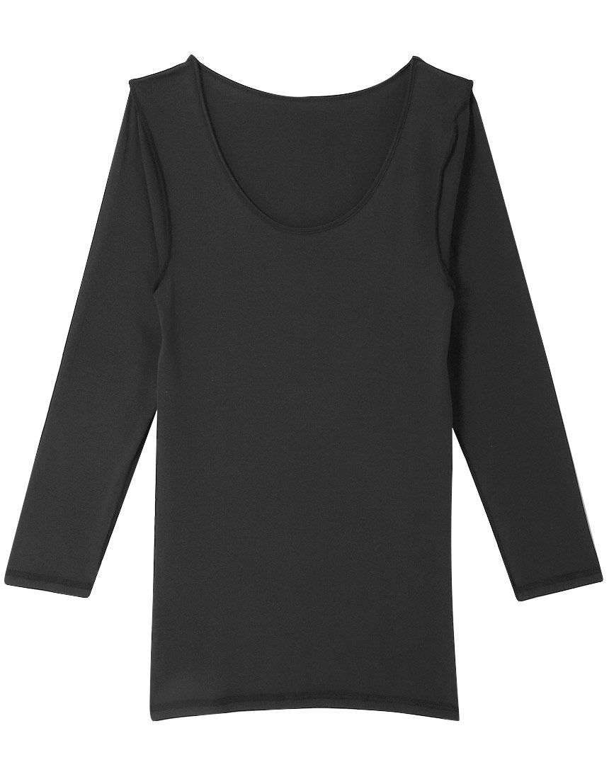 抗菌防臭【環境配慮】オーガニックコットン１００％ 肌あたりやさしい８分袖 トップス（８分袖）