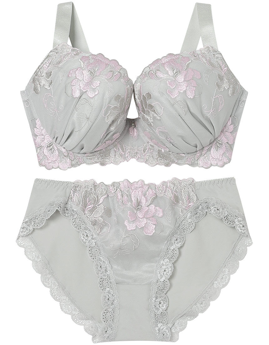 Lingè Noël ランジェノエル 美胸脇高 グラマーサイズ ブラ＆ショーツ