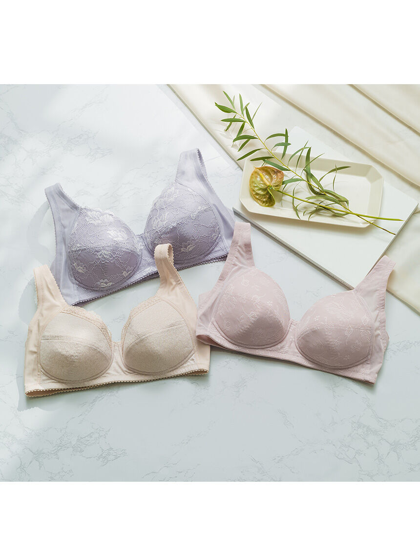 フルカップブラ（ノンワイヤーブラ）, , hi-res