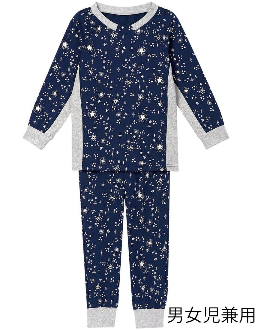 ワコール_キッズ 【動きのびのびパジャマ】睡眠科学 KIDS 男女児