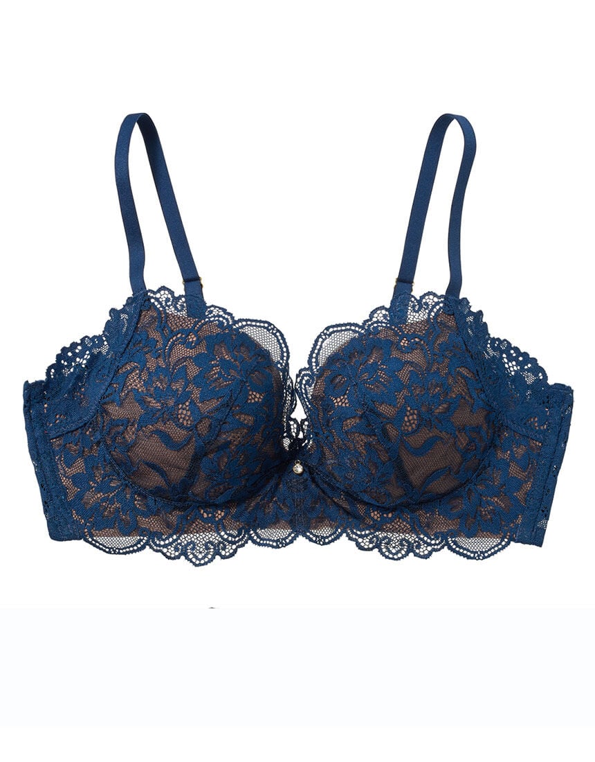 PEACH JOHN 【ノンワイヤー】カップを透かしてレースの柄が引き立つ