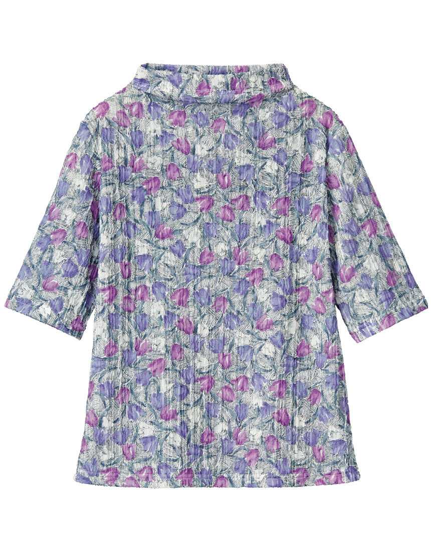 接結プリントトップス, , hi-res