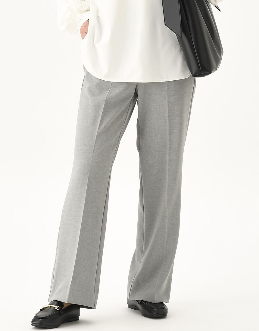 ワコール_カルソン きれいめパンツ フレアー 動きやすいストレッチ素材