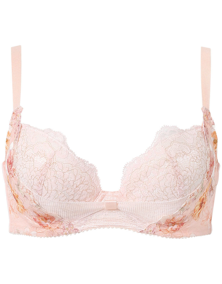 ワコール 【新色先行】リボンブラ 脇すっきり 3／4カップブラ BXB443