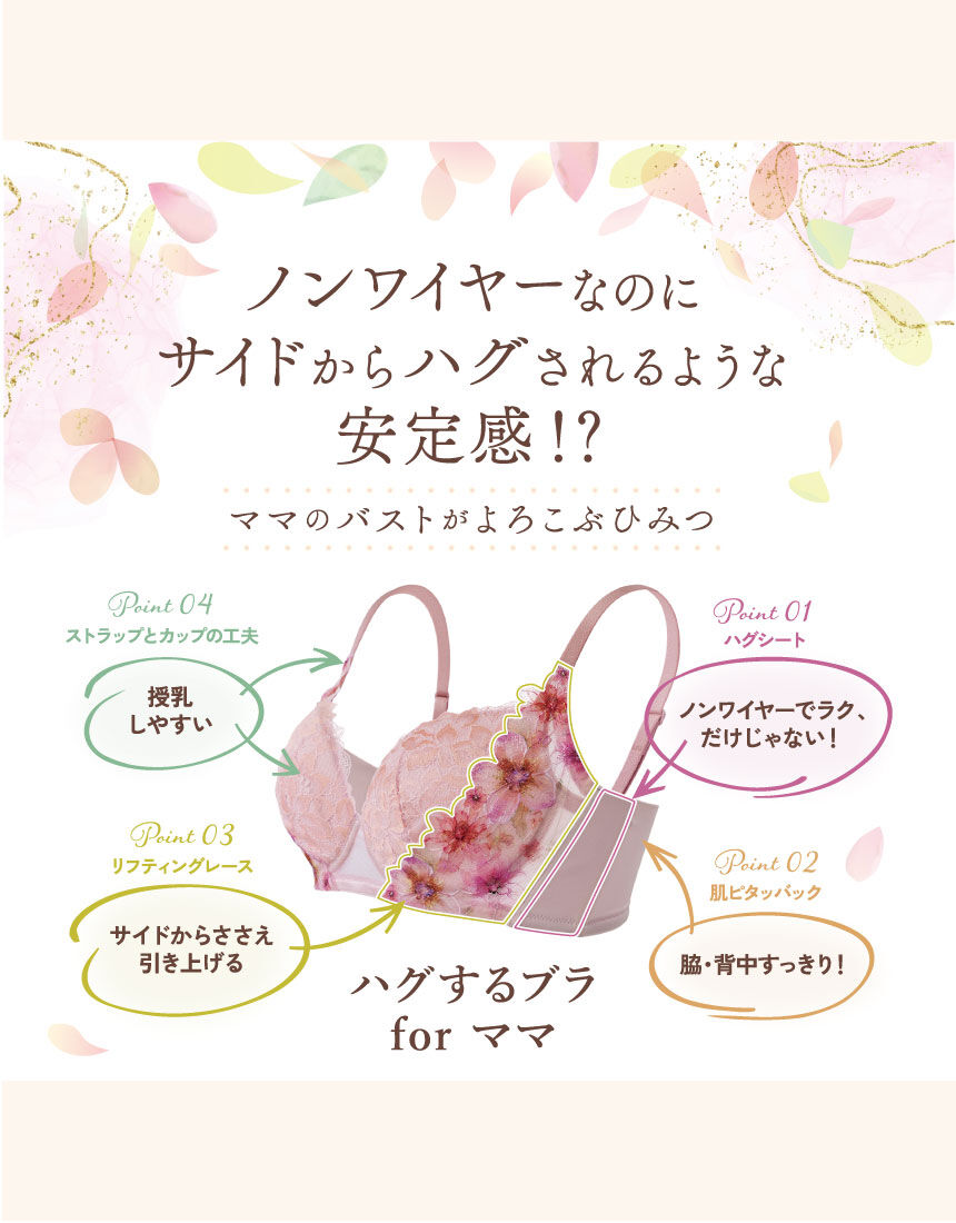 マタニティノンワイヤーブラ（産前・産後）, , hi-res