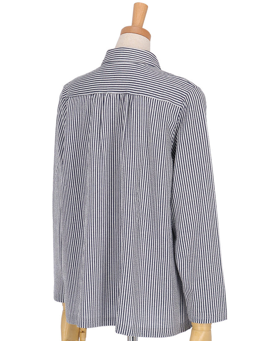 ワコール Wacoal らくラクパートナー ブラウス(長袖) M・Lサイズ DAL103 【F】 ワコール／らくラクパートナー 吸汗速乾・綿混素材のブラウス