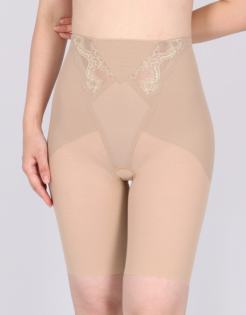 ワコール 高補整ジャストウエストガードル ガードル（ロング丈