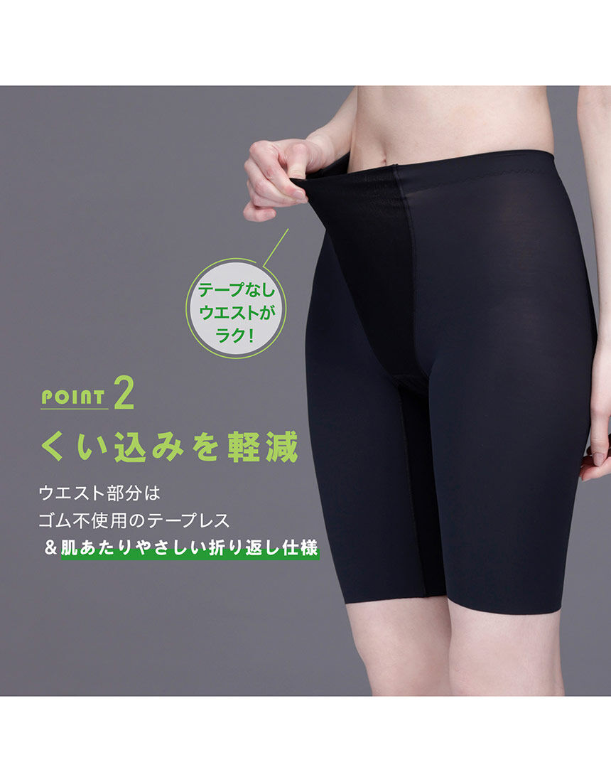 ルシアン 太ももスリムパンツ ガードル（ロング丈） GLC053｜ワコール