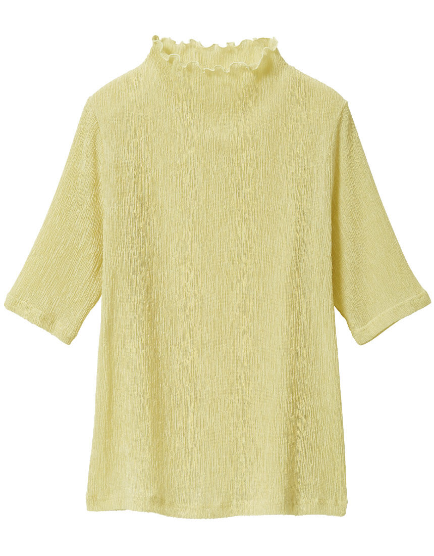 楊柳調半袖トップス, , hi-res