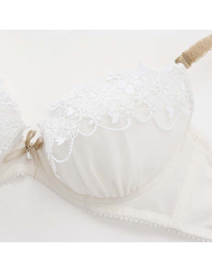 Lingè Noël ランジェノエル フルーロンレース ブラ＆ショーツセット