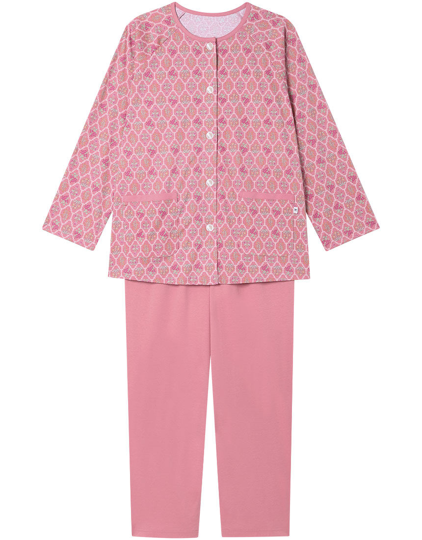 ワコール_リラックス＆スリープ 【綿100％】繊細なタッチで描いた