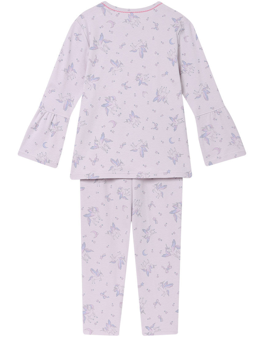 ワコール_キッズ ペガサスと星が並ぶやさしい色合いのかわいらしい