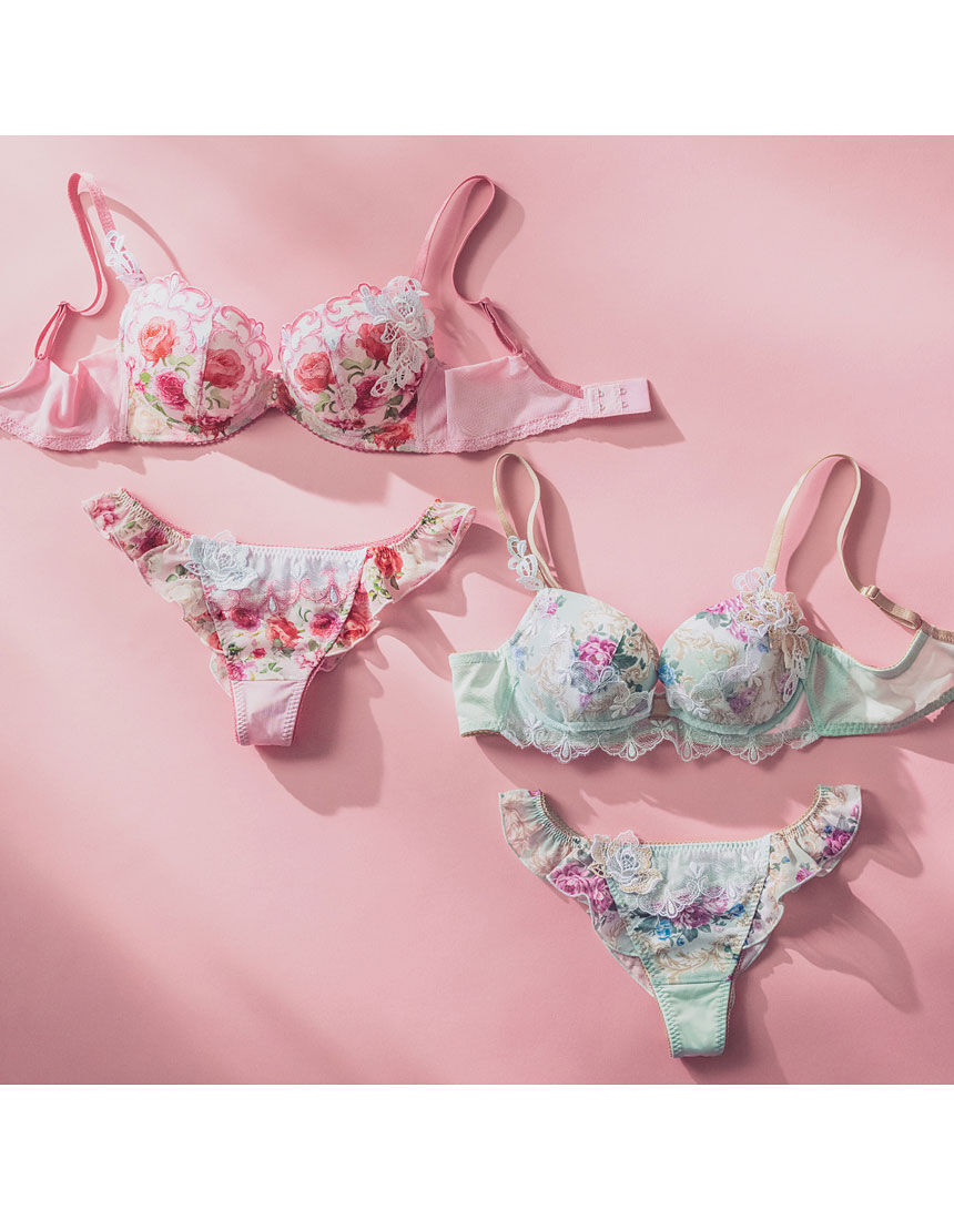 WACOAL《ルジェ》リボンブラ ブラジャー&ソングセットC75-M WACOAL《ルジェ》リボンブラ ブラジャー&ソングセットC75-M