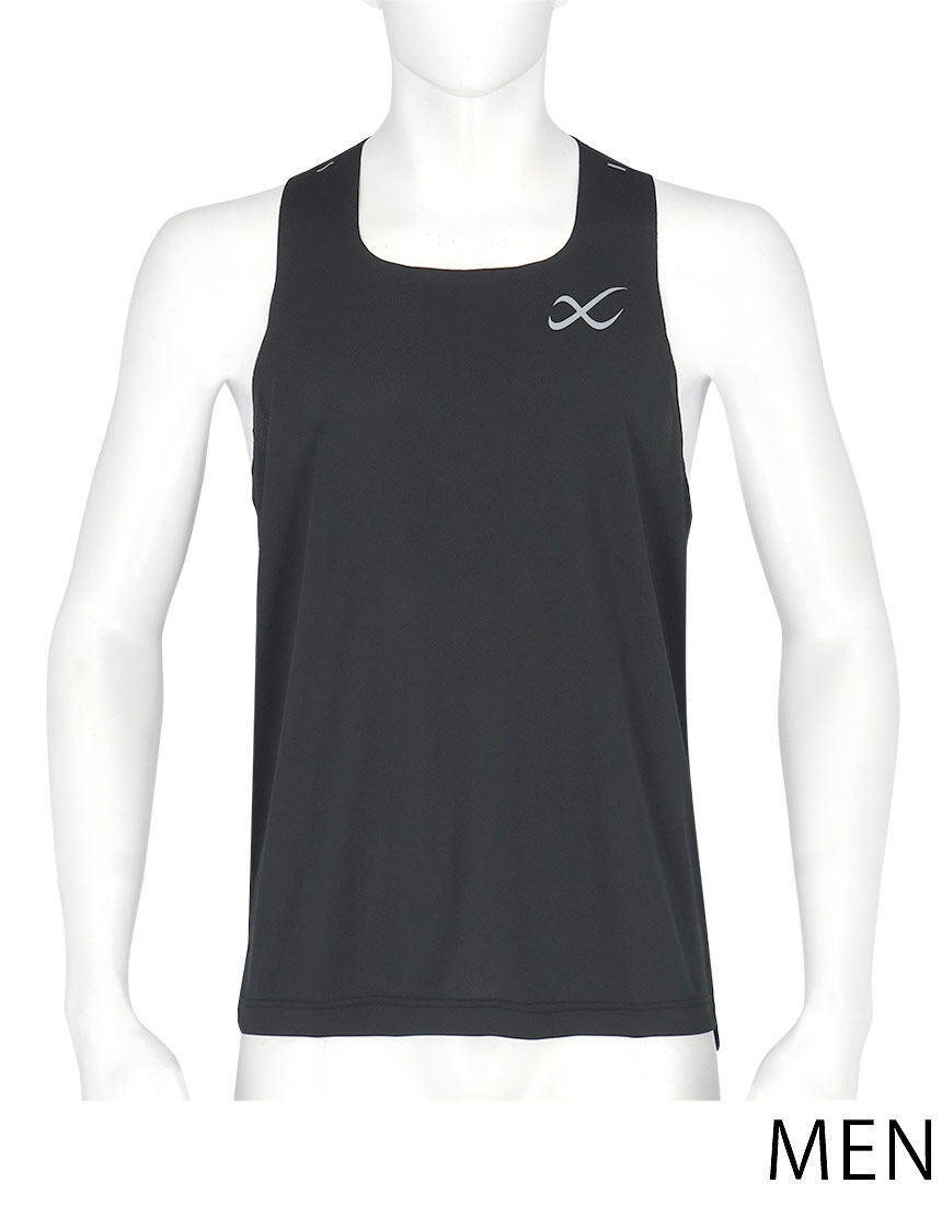 CW－X メンズ｜ランニングシャツ｜【環境配慮】 アウター トップス