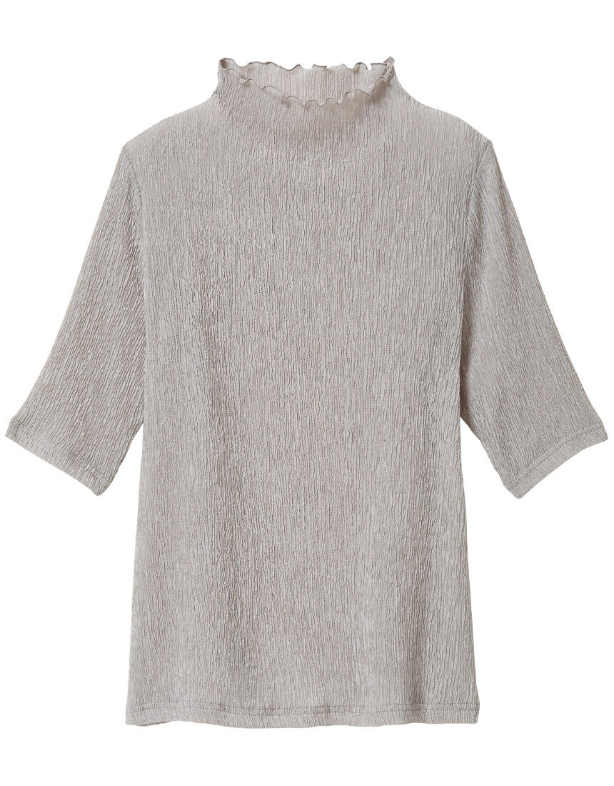 楊柳調半袖トップス, , hi-res