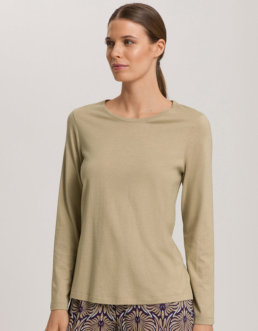 ハンロ ワコール ラウンジウェア ボトムス ブルー M ハンロ パジャマ