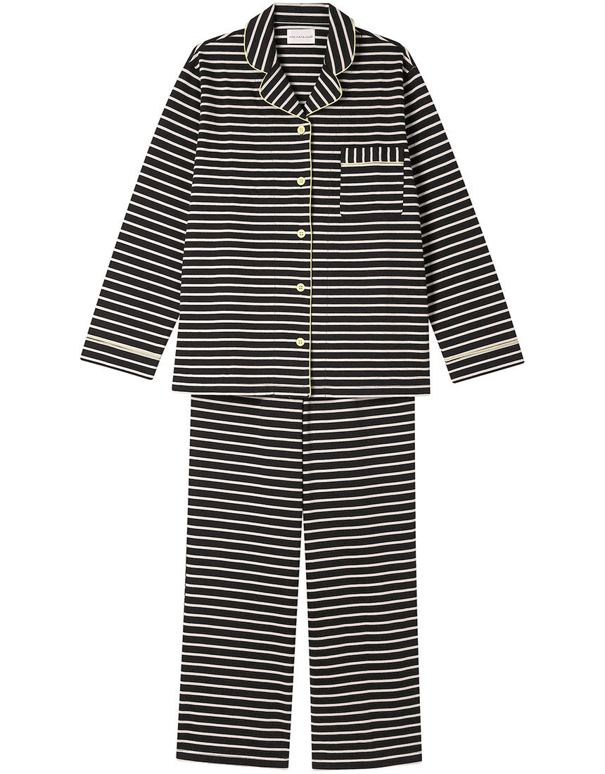 ウンナナクール 【綿混】ポンチボーダーパジャマ パジャマ LP6463