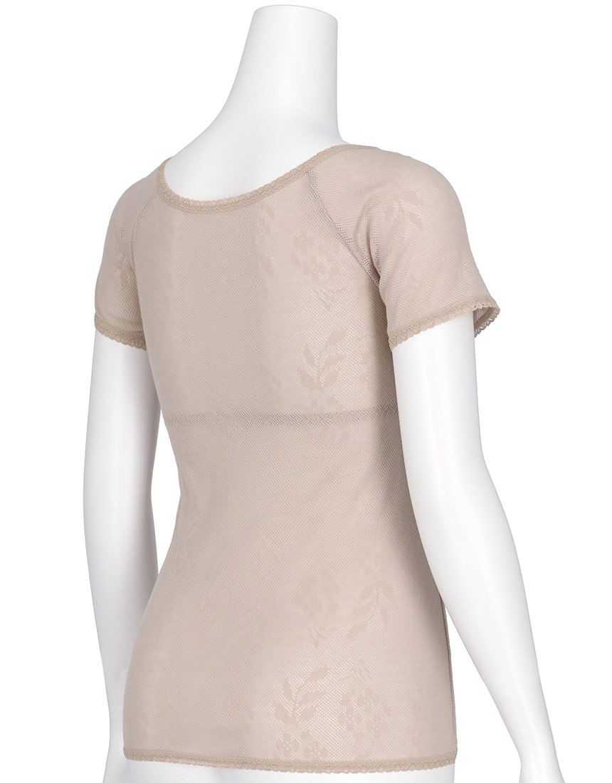 ウイング 【春夏】綿100％（メッシュタイプ）カップ付き レディス