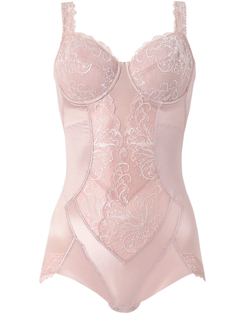 Wacoal レース付きボディスーツ E85L ベージュ Wacoal レース付きボディスーツ E85L ベージュ ボディスーツ