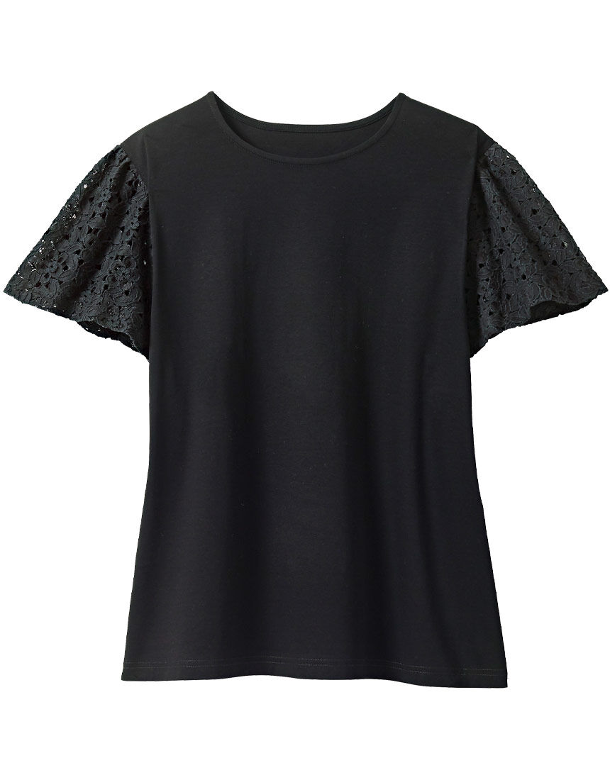 ワコール／ラブボディ 【ひんやり素材】 レーススリーブTシャツ