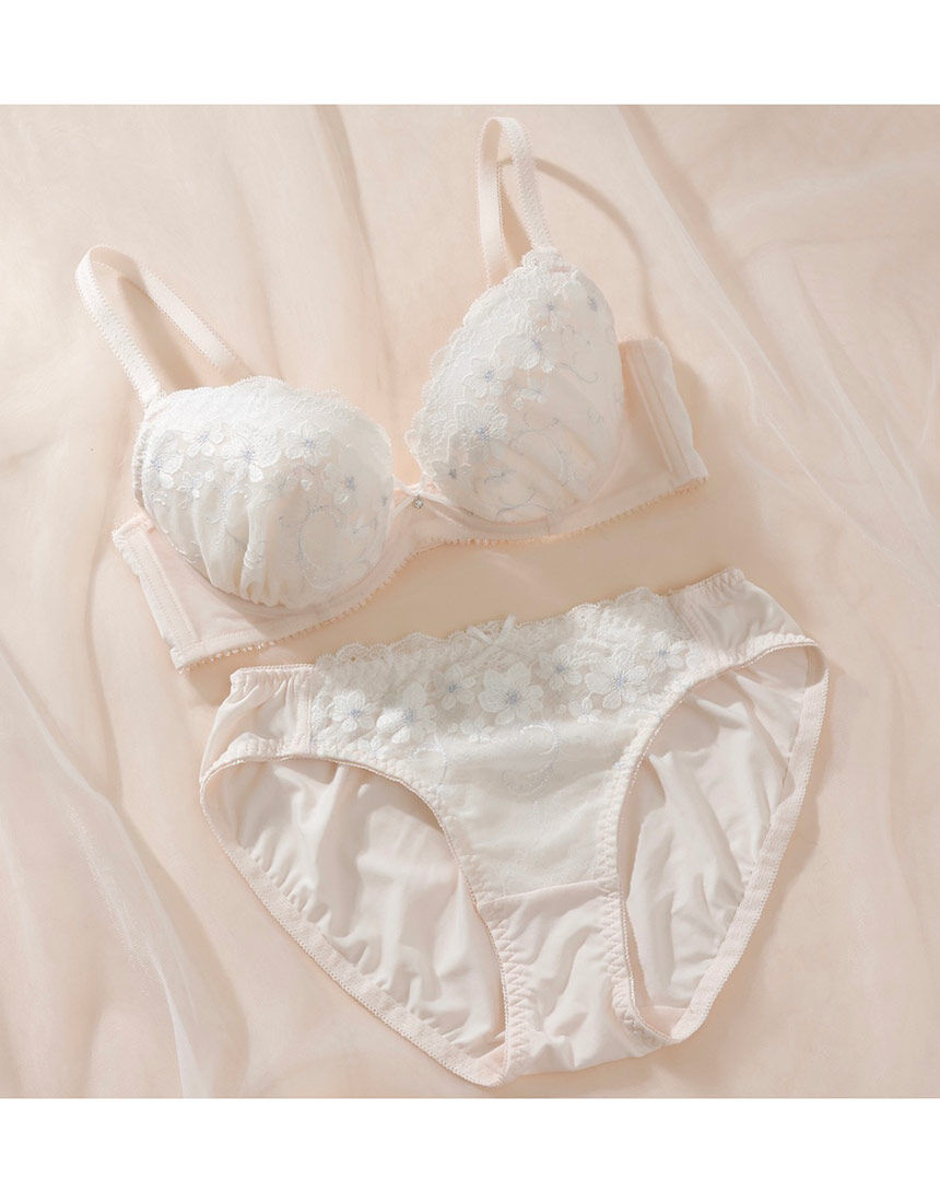 Lingè Noël ランジェノエル メルティフルール ブラ＆ショーツセット