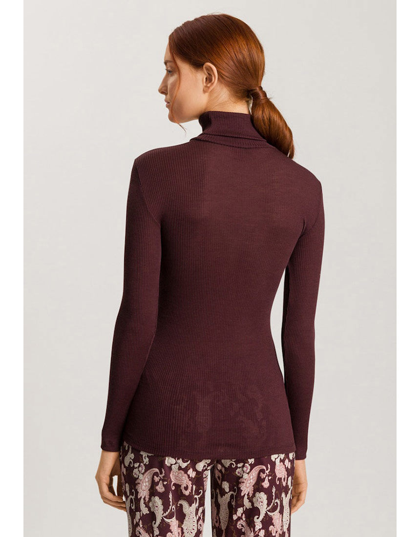 ハンロ 身生地ウール・シルク素材 トップス（長袖） UIH741｜ワコール