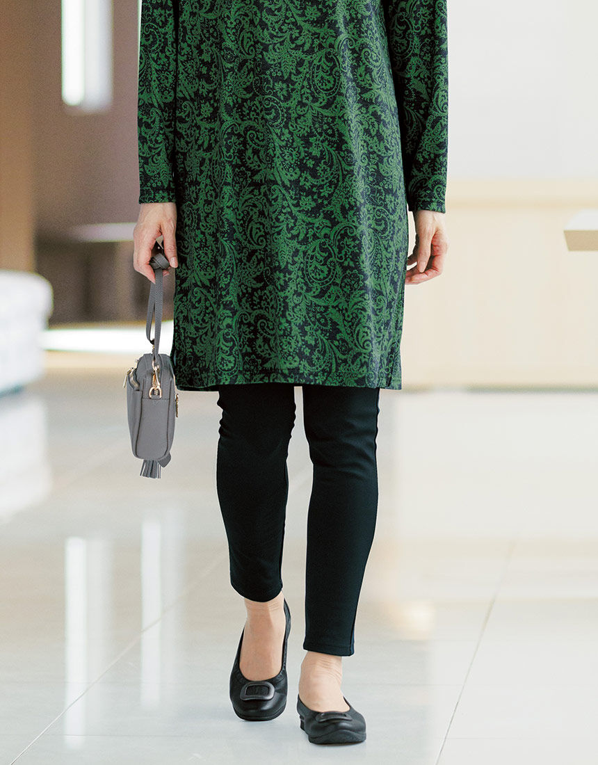 ワコール／ラブボディ 【裏起毛】 あったかストレッチレギンス QPF325