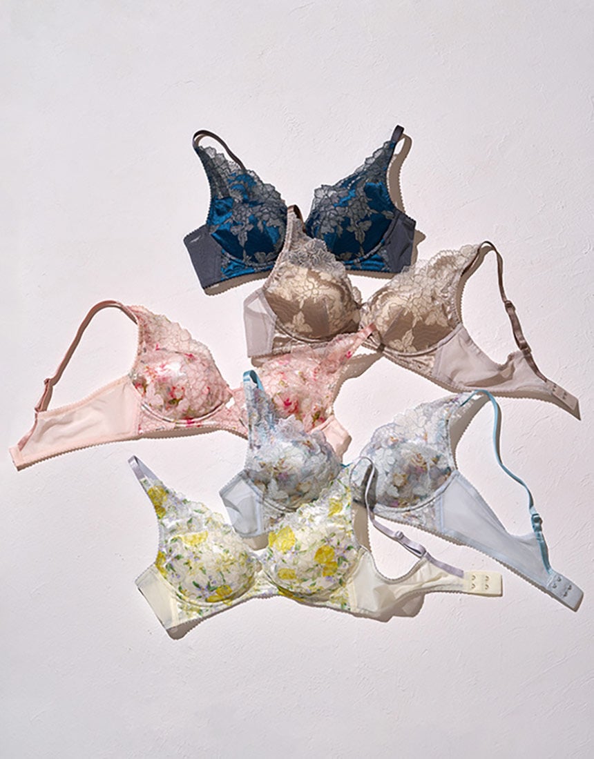 3/4カップブラ(ノンワイヤーブラ), , hi-res