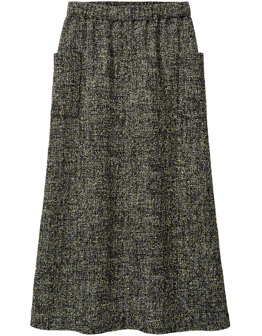 ツイード調スカート, , hi-res